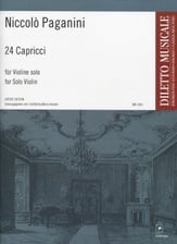 24 Capricci Import Violin Solo cover